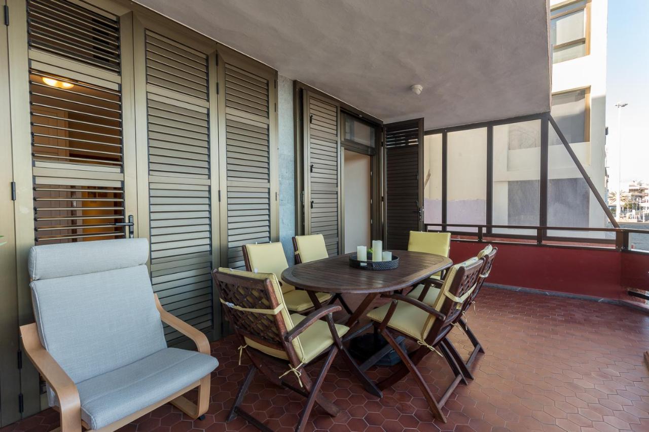Front Line Beach With Fantastic Terrace. Telde Ngoại thất bức ảnh