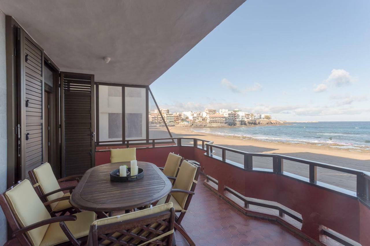 Front Line Beach With Fantastic Terrace. Telde Ngoại thất bức ảnh