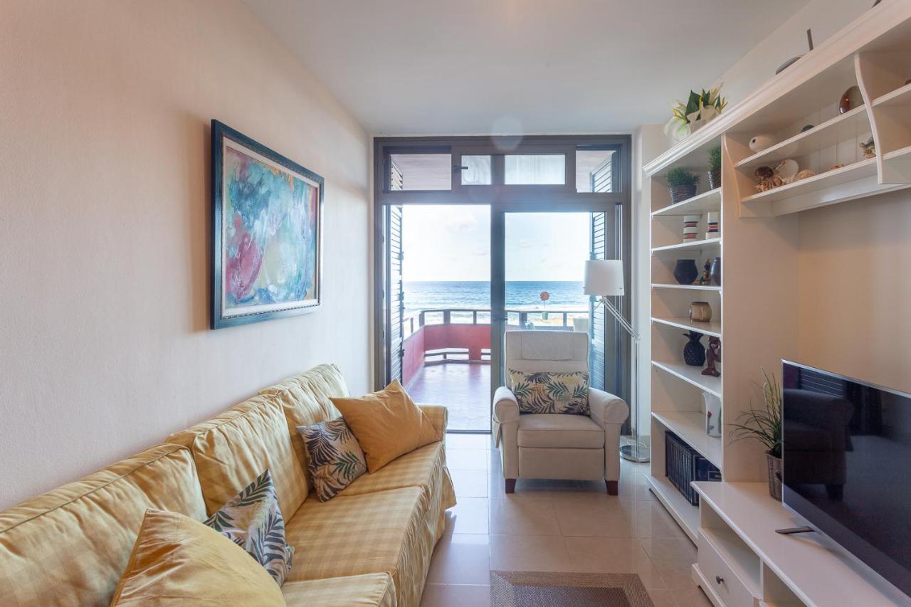 Front Line Beach With Fantastic Terrace. Telde Ngoại thất bức ảnh